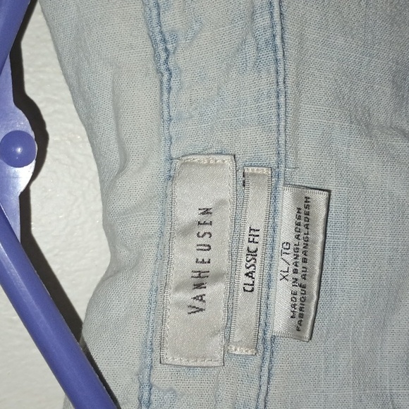 Vanheusan button up shirt thin Levi - Picture 2 of 3